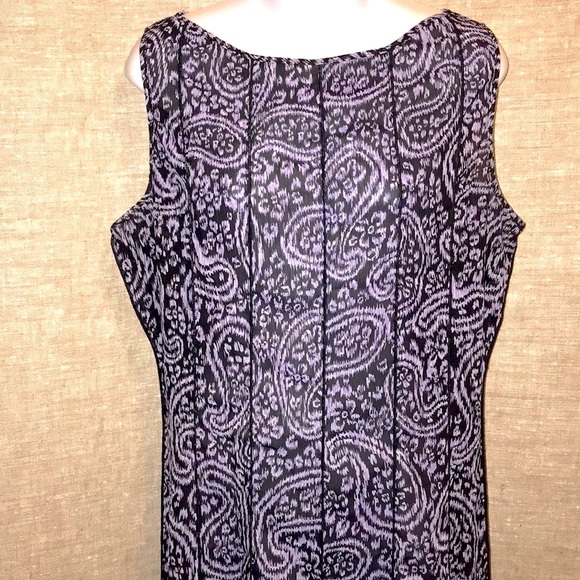 ⭐️3 for $29 EUC Sandra Darren Sleeveless Sheer Dress - Picture 4 of 13